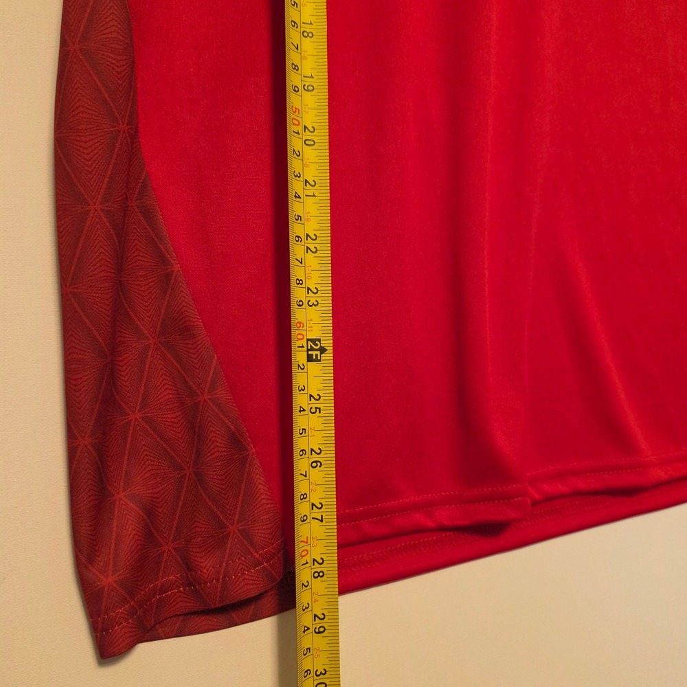 The World's Game Canada Soccer Jersey Shirt Red White Number 19 Large - Picture 5 of 9